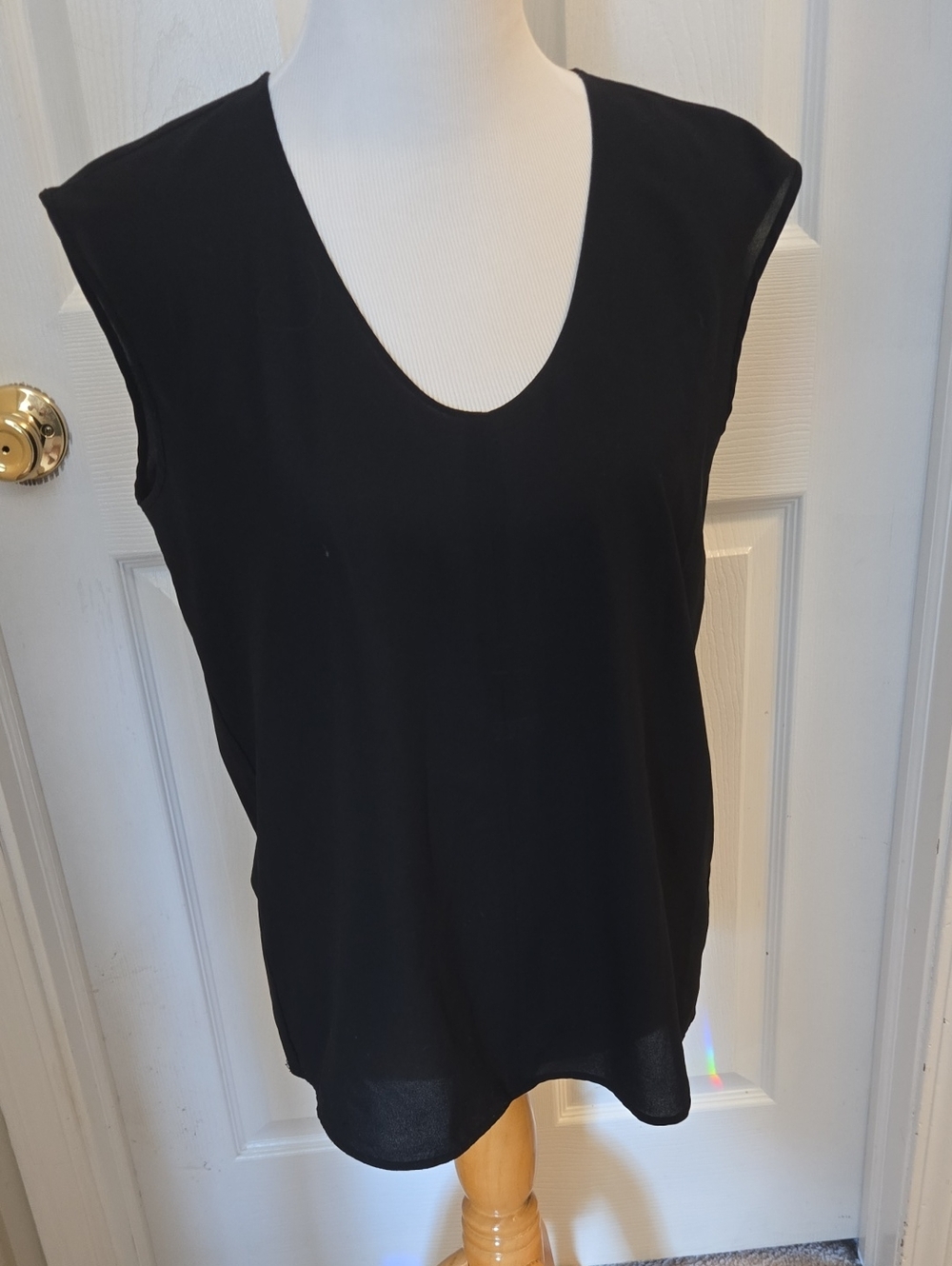 J. Crew Black Scoop Neck Women's Camisole Size 8